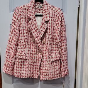 NWT Nanette LEPORE Tweed Blazer